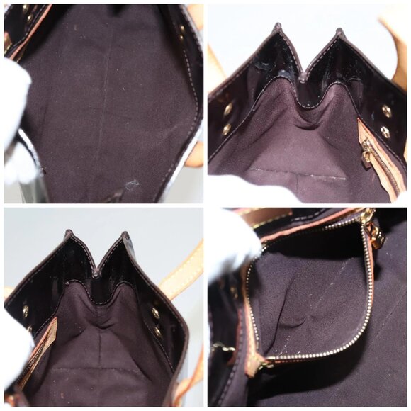 LOUIS VUITTON Monogram Vernis Reade PM Hand Bag Amarante LV Auth - Picture 16 of 16